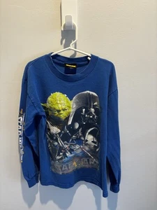 Vintage Kids Medium Star Wars Long Sleeve - Picture 1 of 4