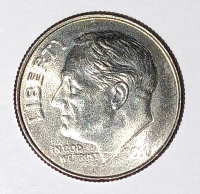 *** 2016 P Roosevelt Dime Error Struck Thru Obverse & Reverse *** - Image 1 of 4