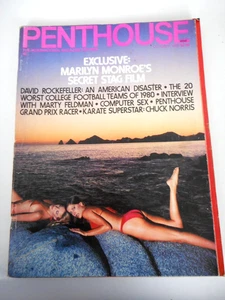 Penthouse Magazine October 1980 • Pet Kristen Knutsen • Marilyn Monroe - Imagen 1 de 4