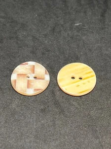 Handmade Artisan GlassButtons Designer Multicolor Mosaic, Creamy Swirl Patterns - Picture 1 of 1