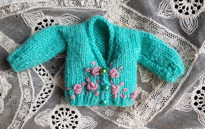 joli gilet tricot mignonnette mignonette petite poupée ancienne - Photo 1/2