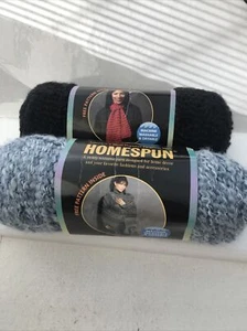 Lion Brand Homespun Yarn NEW! Beautiful For Knit Crochet Craft Lot Of 2 - Picture 1 of 7