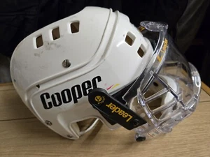 Vintage Cooper SK 600 Retro Ice Hockey Player Helmet White Medium - Picture 1 of 11