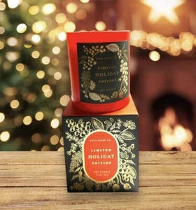 Rifle Paper Co Soy Candle CRANBERRY BALSAM FIR CEDARWOOD Holiday Limited Edition - Picture 1 of 4