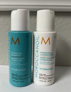 MOROCCANOIL Champú y Acondicionador Hidratante HIDRATACIÓN Viaje Duo Set 1.35oz/40ml - Imagen 1 de 5