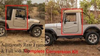 For Mahindra ROXOR Half Hard Top Conversion Kit With WIndscreen Without  Doors - Image 1 of 4