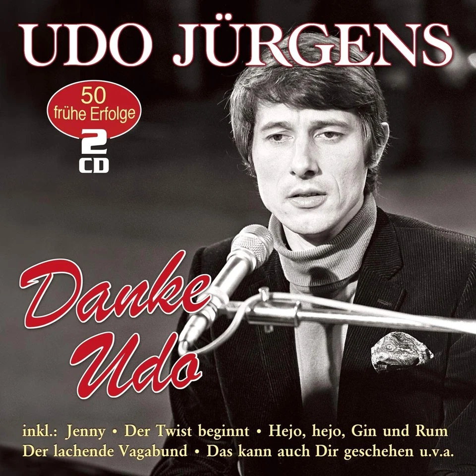 CD Udo Jürgens Danke Udo 50 frühe Erfolge Jenny Doppel CD K244 K248 K267 K279 - Bild 1 von 1