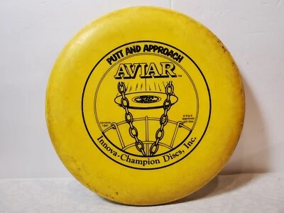 1991 Innova 2 Chains 2-chain Two Chain Aviar PFN Yellow Disc Golf 174 grams - Image 1 of 4