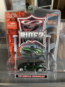 Maisto G-Ridez - VW Beetle Cabriolet - Green - Urban Diecast Collection!