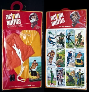 MISTER ACTION MAN 12'' OUTFIT BIG TEAM G.I. YANK FIGUREN OVP 70s SAMMELKARTE JIM - Bild 1 von 7