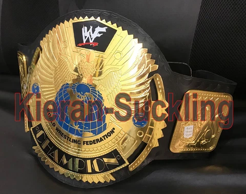 WORLD BIG ATTITUDE ERA SCRATCH LOGO HEAVYWEIGHT WRESTLING CHAMPIONSHIP BELTS Cover