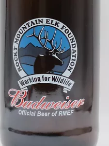 🍺Budweiser 14.5” Bottle Rocky Mountain Elk Foundation🍻 - Picture 1 of 6