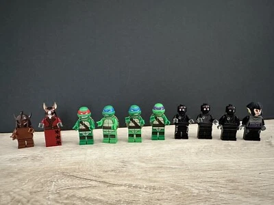 Lego Teenage Mutant Ninja Turtles Minifigure Lot Splinter 79103 Donatello Karai - Image 1 of 4