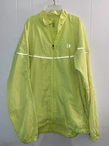 Karrimor Running Jacket Neon Yellow Reflective Adult Mens Large - Picture 1 of 6