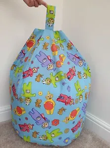 Beanbag Filled toddler child kid telly tubbies bean bag blue Ideal gift new - Picture 1 of 7