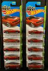 Hot Wheels 2014 202 2013 Chevy Camaro Special Edition Red Lot Of 10