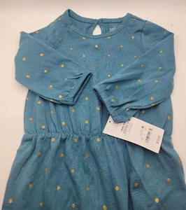 Adorable Teal Toddler Jumpsuit with Gold Dots For 9 Month, Just One You Carter's - Picture 1 of 4