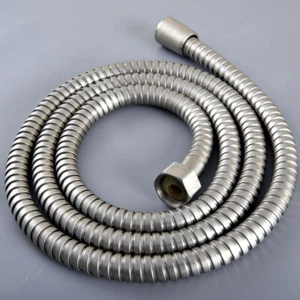 Manguera de baño estándar de níquel cepillado flexible de 59" (1,5 M) 8hh135 - Imagen 1 de 6