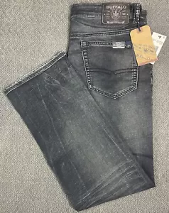 Buffalo David Bitton Relajado Recto Driven Stretch 32x32 "se ajusta como 34x31" Nuevo con Etiquetas - Imagen 1 de 15