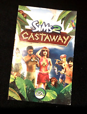 The Sims 2 Castaway PS2 ORIGINAL MANUAL ONLY