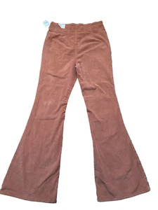 We the Free Jayde Cord High Rise Flare Cord Dunkelorange Größe 31 Neu mit Etikett - Bild 1 von 14