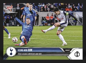 2025 TOPPS NOW UEL ⭐ HEUNG MIN SON ⭐ TOTTENHAM HOTSPUR ☄️ N. 13 - Picture 1 of 2