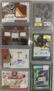 2017 KAREEM HUNT AUTO RARE LIMITED TOLEDO CHIEFS 42 LOT + SIGNED JERSEY RPA - Picture 1 of 23