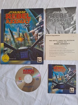 Star Wars: Rebel Assault 1 - PC - CD - Erstausgabe - US - Big Box - Top-Zustand! - Bild 1 von 4