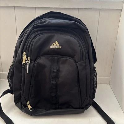 Adidas Black And Gold Backpack - Image 1 of 4