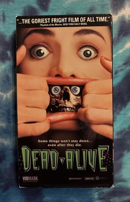 Dead Alive VHS Unrated Version VIDMARK Peter Jackson - Image 1 of 4
