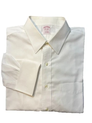 Brooks Brothers Traditional Fit Men’s  Dress Shirt 16 .5 - 33 White French Cuffs - Image 1 of 4