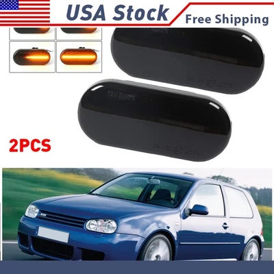 Luz de señalización lateral LED 2x XH para Volkswagen 1999-2003 escarabajo secuencial Foto 1 de 4