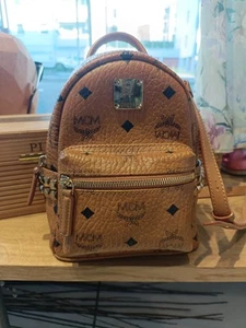 MCM Rucksack Original Braun Leder Damen Tasche neuwertig - Bild 1 von 5