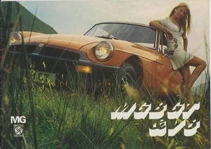 MG MGB GT & V8 Original UK Sales Brochure 1974-75 Rubber bumper - Picture 1 of 1