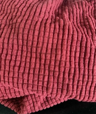 Funda otomana de gran tamaño de tela lavable elástica jacquard granate - A0009 Foto 1 de 4