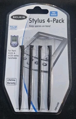 Belkin Pro Series Stylus 4-Pack Palm m125 m130 Series  F8P4300 - Image 1 of 2