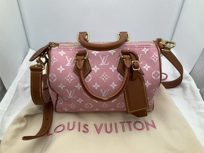 Louis Vuitton Speedy P9 25 Damoflage Rosa Sakura M15279 ¡VENDEDOR DE EE. UU.! Foto 1 de 4