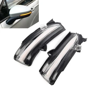 Indicador de espejo retrovisor con luz de giro LED dinámica transparente para Ford Mondeo 2014-2018 - Imagen 1 de 7