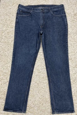 Pantalones de mezclilla para hombre 40 Grit by Duluth 40x31 calce ajustado trabajo elástico occidental Foto 1 de 4