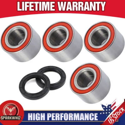 4 Wheel Bearings + Seals For Can-Am Renegade/Commander/Maverick 1000 850 800 570 - Image 1 of 4