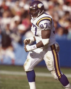 Foto 8x10 de Henry Thomas 1991 de los Minnesota Vikings - Imagen 1 de 1