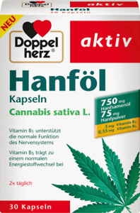 Doppelherz Hemp Oil Capsules 30pcs - from Germany