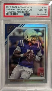 Anthony Richardson - 2023 Topps Composite - Rainbow Foilboard - PSA 10 Gem Mint! - Picture 1 of 1