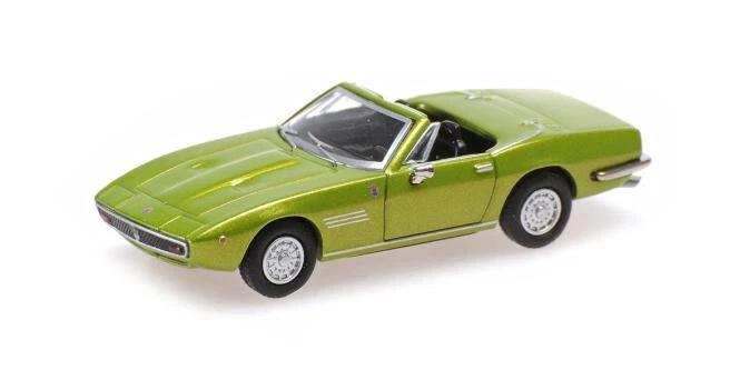 MINICHAMPS 870123034 Maserati Ghilbi Spyder 1969 Verde Chiaro Metallizzato Ho 1: - Immagine 1 di 1