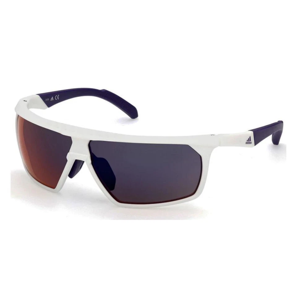 Adidas Sport Man 70mm White Sunglasses SP0030-21Z-70