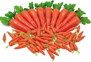 40Pcs Fake Carrots,Plastic Carrot,Easter Carrots Decor Realistic Fake Vegetables - Picture 1 of 12