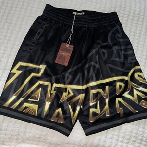 Mitchell & Ness Big Face 4.0 Fashion Shorts LOS ANGELES LAKERS M NWT Athletic - Picture 1 of 3