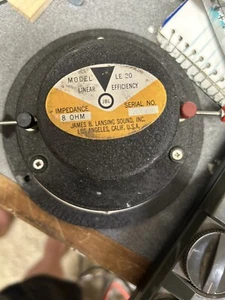 JBL LE20 Tweeter 8 Ohms Free Ship - Picture 1 of 3