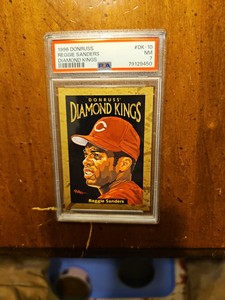 1996 Donruss Diamond Kings Reggie Sanders #DK-10 PSA 7