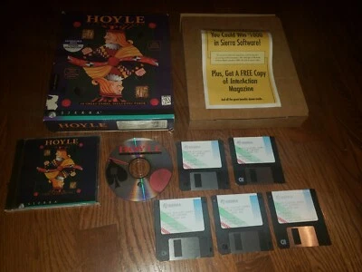 Hoyle Classic Games PC & Macintosh Floppy Discs Vintage Computer Sierra Software - Image 1 of 4